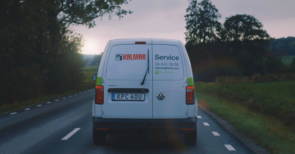 Kalmar steps up eco-efficiency with electric service vans