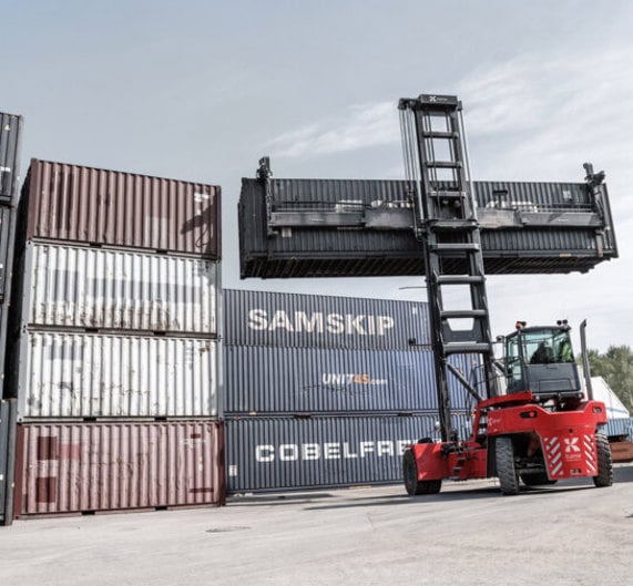 Essential Empty Container Handler Kalmar Essential Empty Container Handler - Kalmar DCU80-100