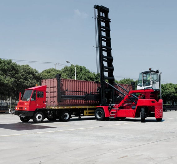 Essential Empty Container Handler Kalmar Electric Empty Container Handler - ECG70