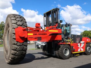 Kalmar heavy electric forklift: Built mine ready