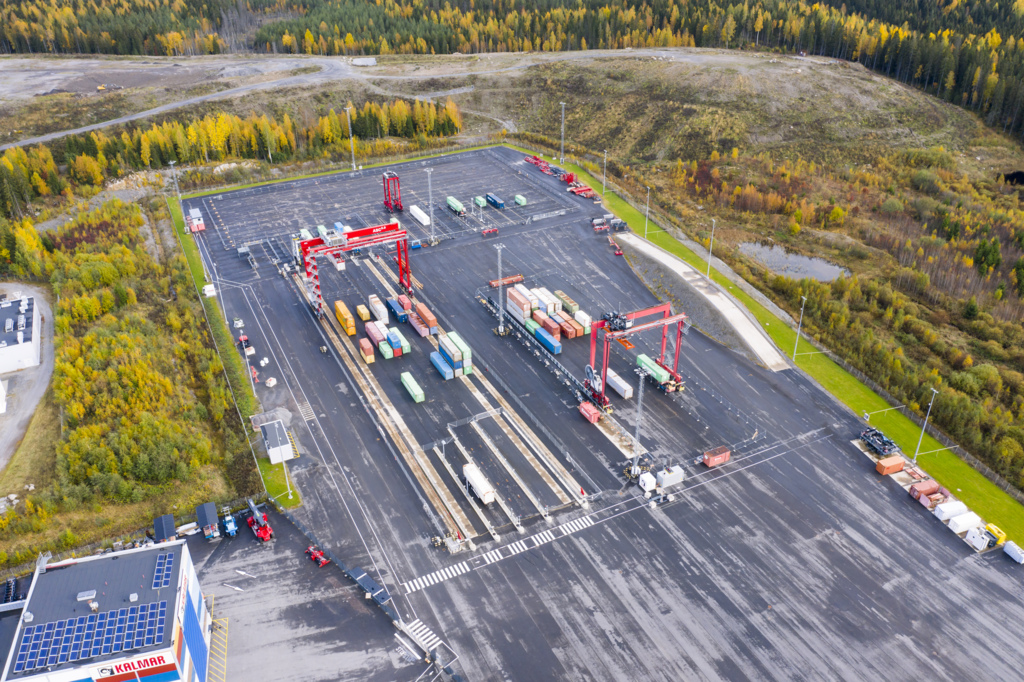 Kalmar automation test yard in Tampere Finland