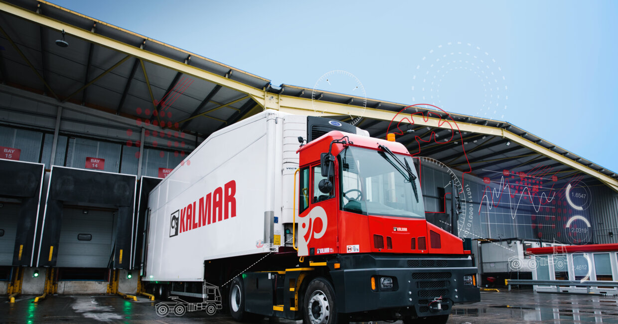 Kalmar options boost the T2i terminal tractor’s productivity, safety and sustainability